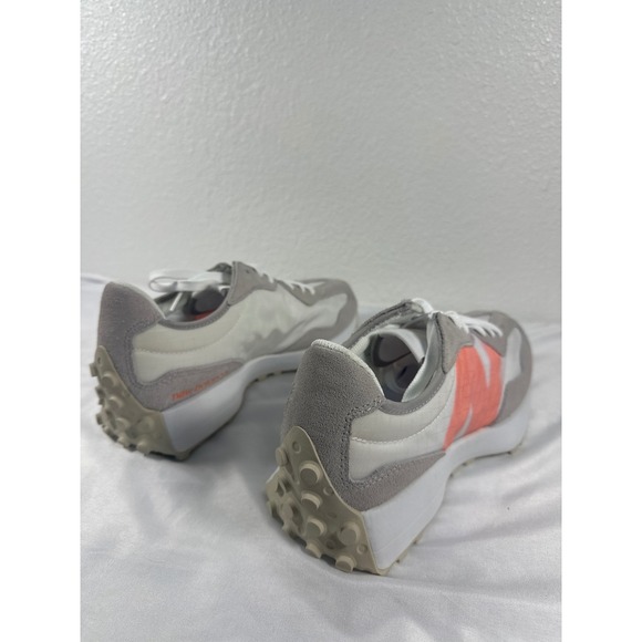 New Balance 327 Sea Salt Bright Orange MS327SS Mens Size 9 Lifestyle Sneakers - Picture 6 of 8